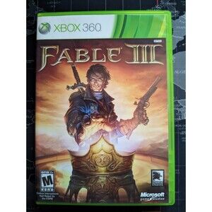 Fable 3 III (Microsoft Xbox 360, 2010) Complete In Box With Manual And Case